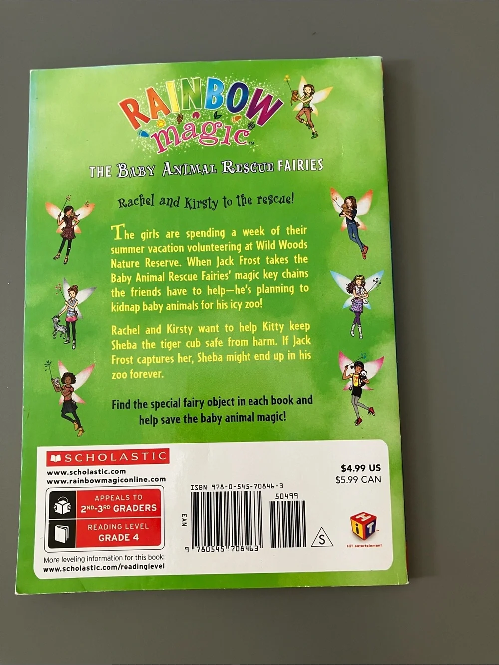Scholastic Rainbow Magic Mae the Panda Fairy - Red and Yellow Cover